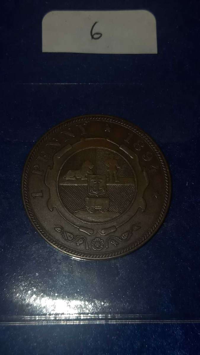 1894 ZAR 1 PENNY