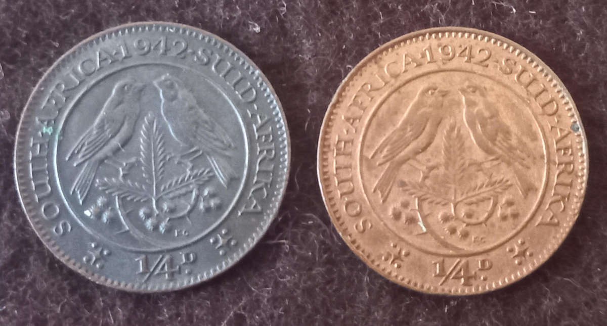 1942 UNION 1/4 PENY (FARTHINGS) AS PER PCTURE