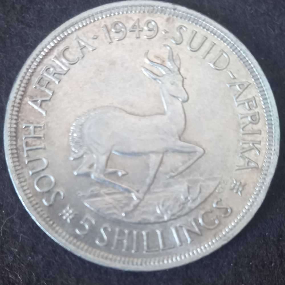 1949 SILVER 5 SHILLING