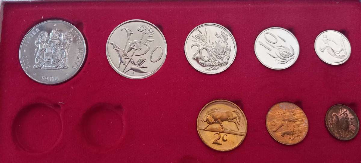1979 & 1980 RSA COIN SETS AS PER PICTURE. ONE BID  TAKES ALL