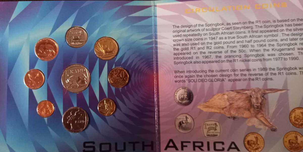 2000 RSA OLD COAT OF ARMS UNC COIN SET