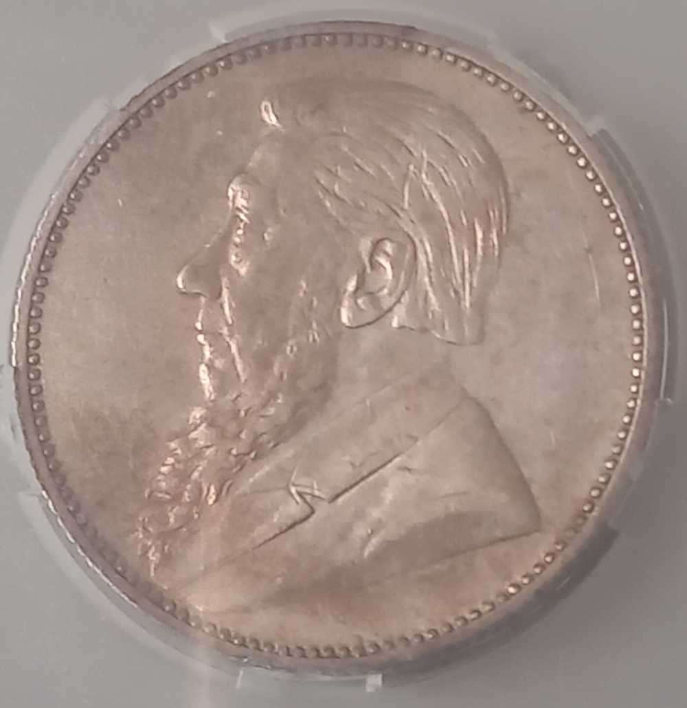 1894 ZAR 1 SHILLING XF 45