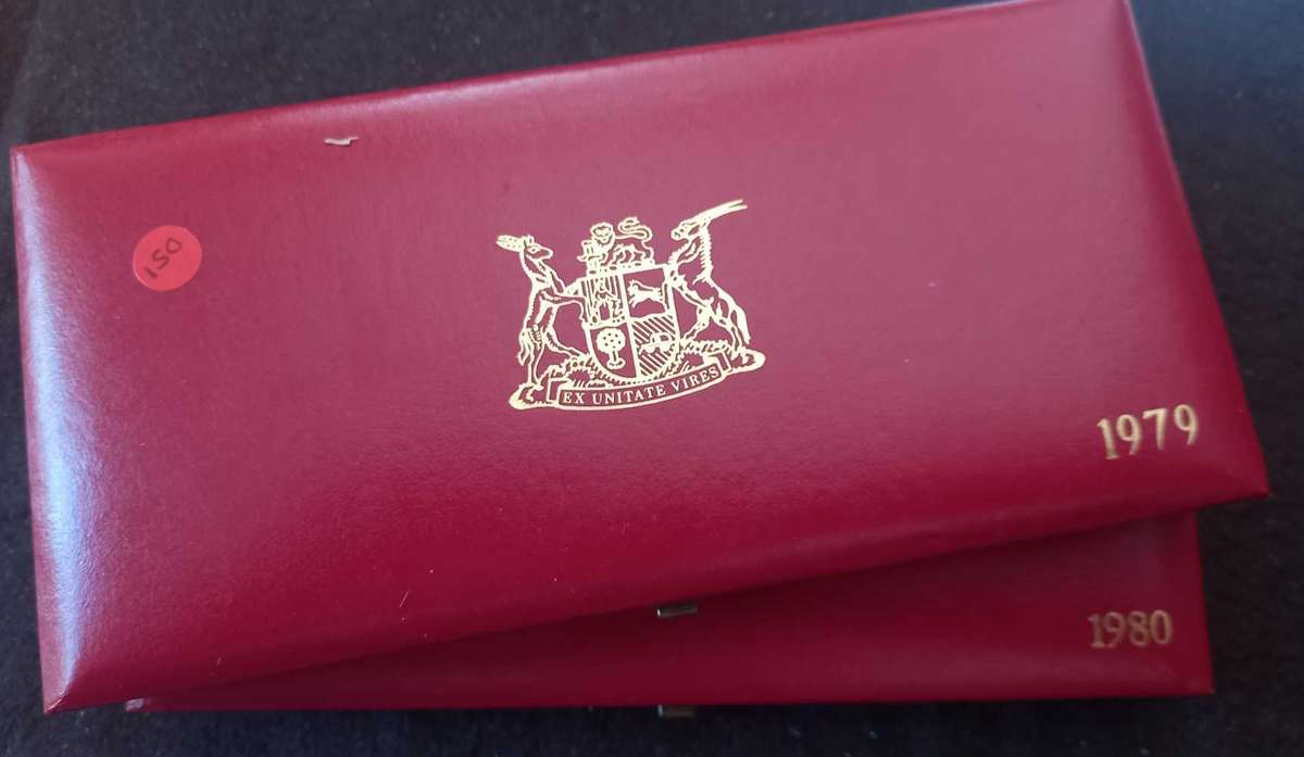 1979 & 1980 RSA COIN SETS AS PER PICTURE. ONE BID  TAKES ALL