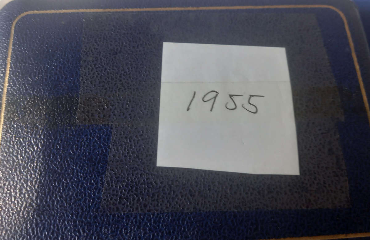 RELIST. 1955 UNION SET IN SAM BOX