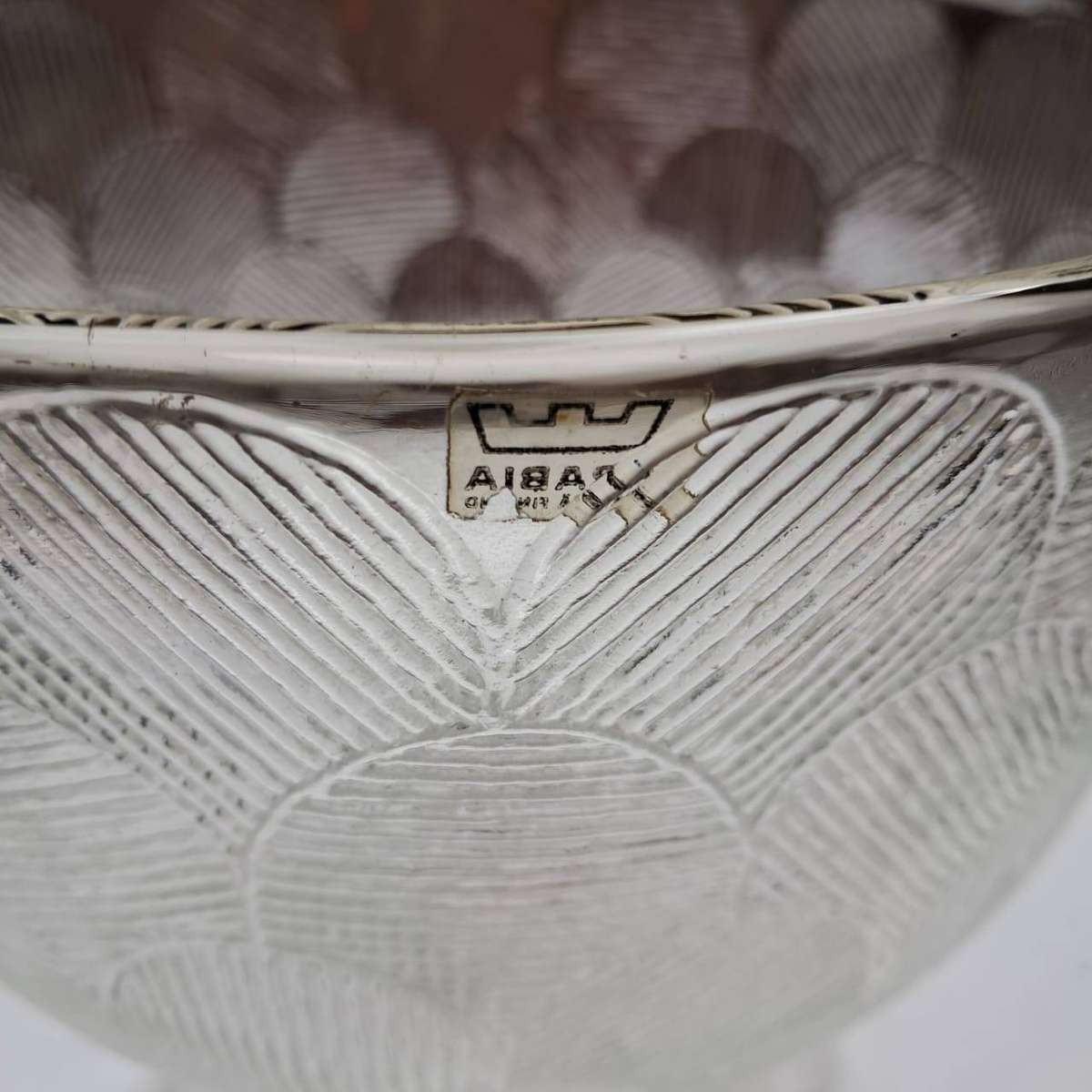 Vintage Arabia Finland "Fauna" Glass Bowl