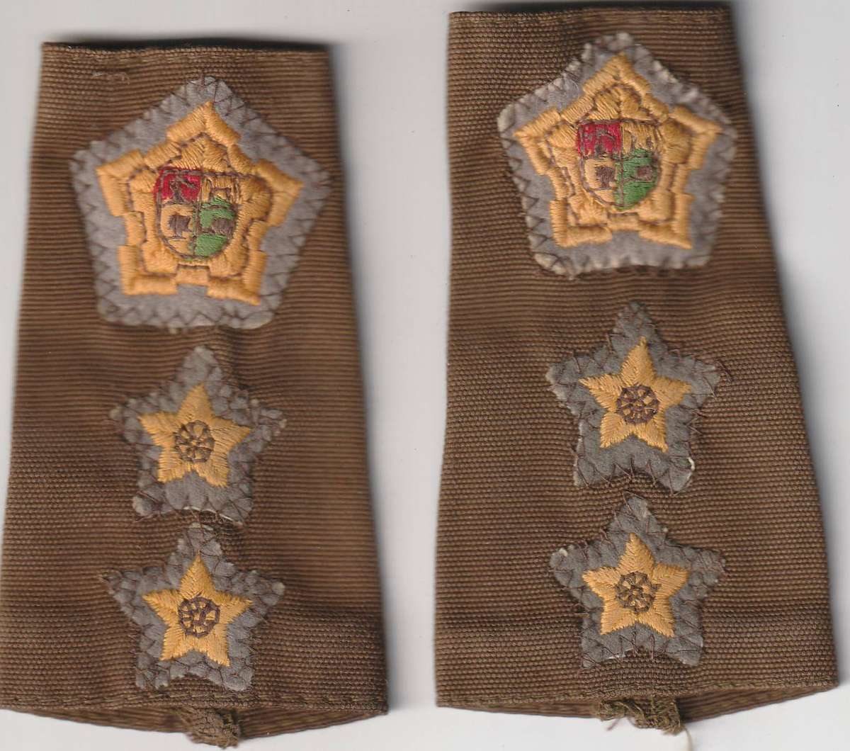 SADF/ SA Army Shoulder Rank Sets