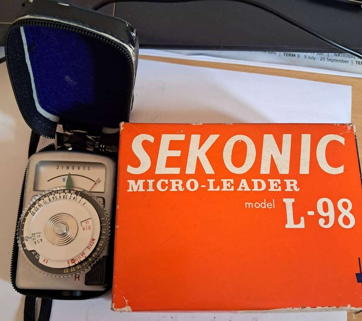 Vintage Photography Tools, Sekonic Light Meters, Walz Rangefinder and Three others