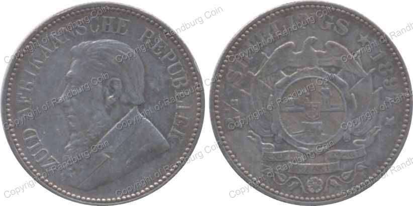 *#* 1897 ZAR SILVER HALF CROWN *#*
