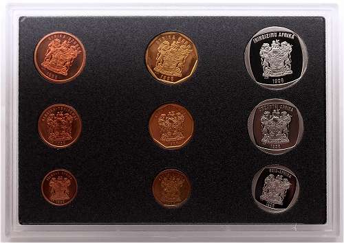 *#* 1999 SA Proof Set in Original SA Mint box Mintage 3774 - coins ONLY *#*