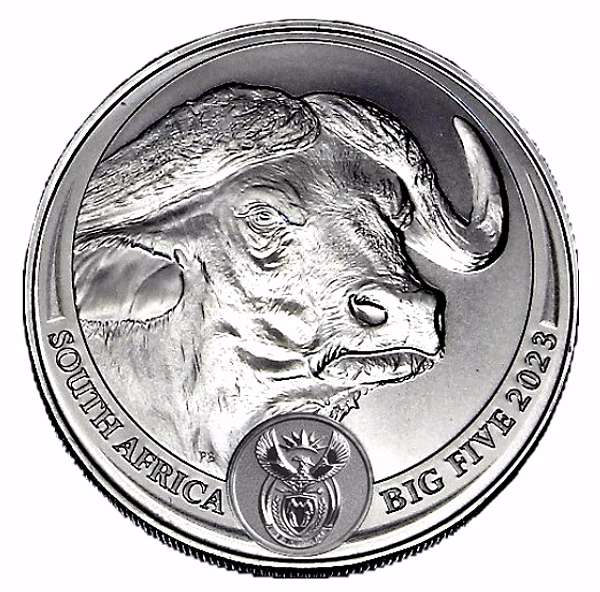 *#* 2023 1oz R5 Fine Silver Buffalo Brilliant Uncirculated Big Five Series ii - coin ONLY *#*