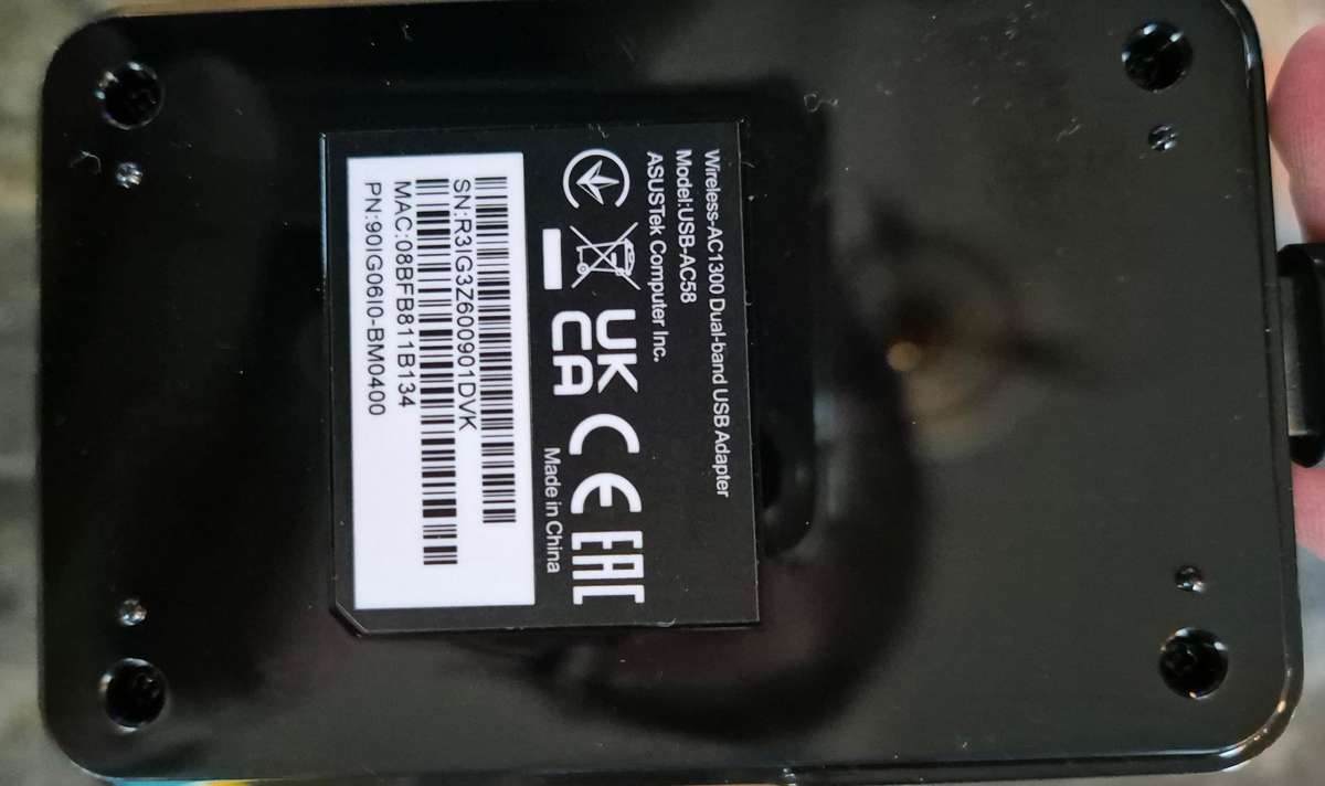 ASUS AC1300 DUAL BAND WIRELESS ADAPTER