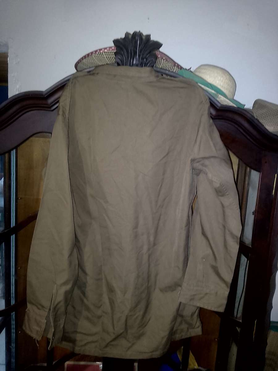 SADF LONG SLEEVE FIELD DRESS SHIRT SIZE LARGE 1976 ISSUE GOOD CONDITION