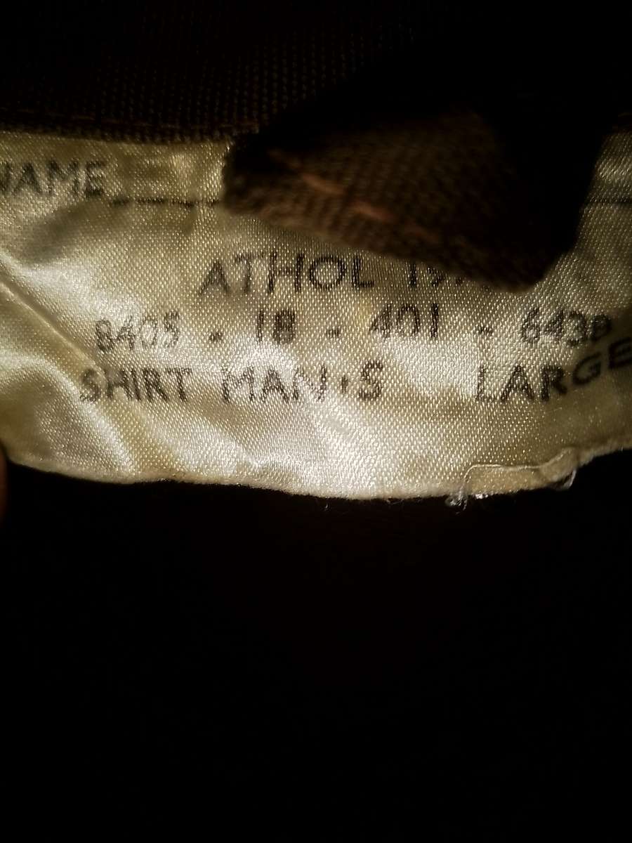 SADF LONG SLEEVE FIELD DRESS SHIRT SIZE LARGE 1976 ISSUE GOOD CONDITION