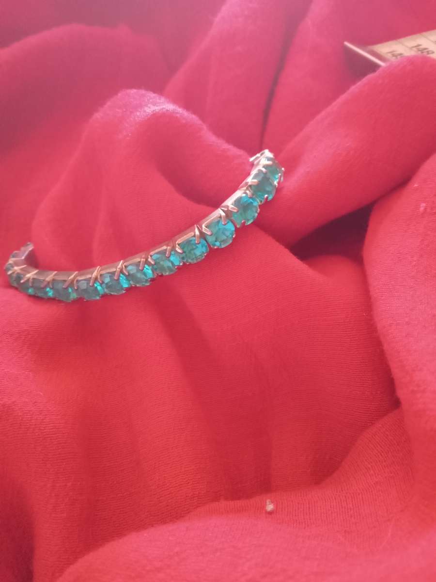 Vintage Aquamarine tennis bracelet