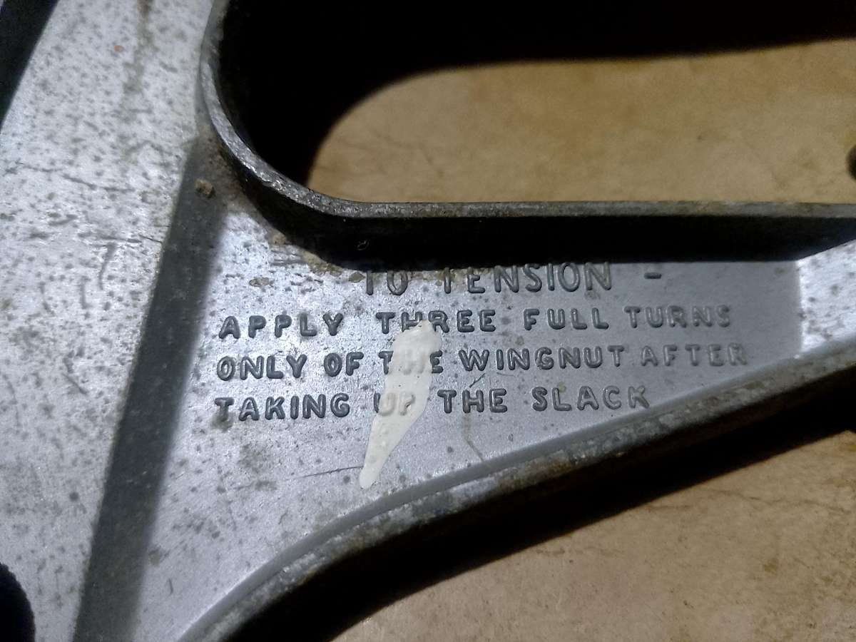 TWO HACKSAWS WITHOUT BLADES GOOD CONDITION