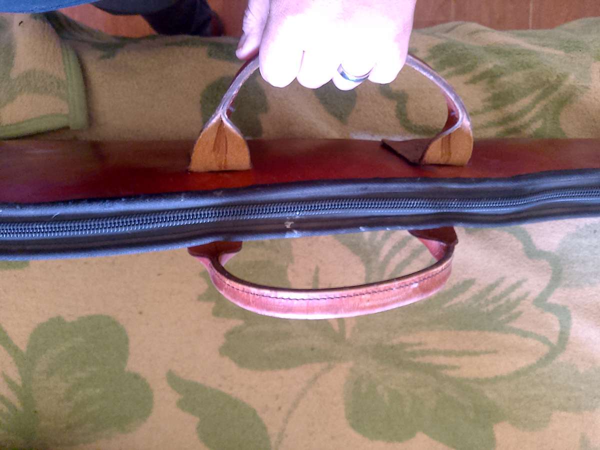 GENUINE LEATHER LONG RIFLE BAG
