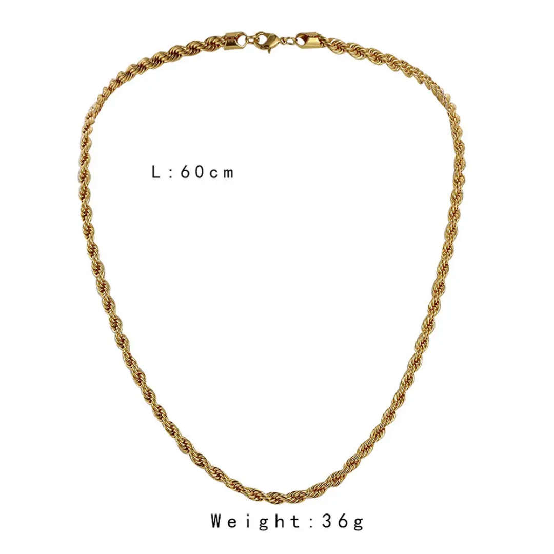 18 K Gold    Mens Chain Necklace Video