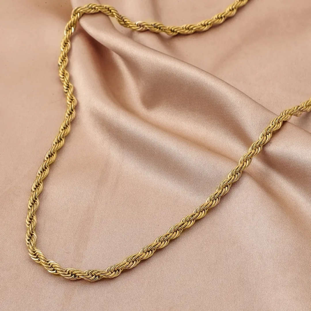 18 K Gold    Mens Chain Necklace Video