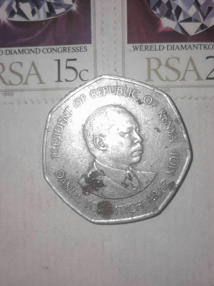 1994 Kenya 5 Shillings Coin