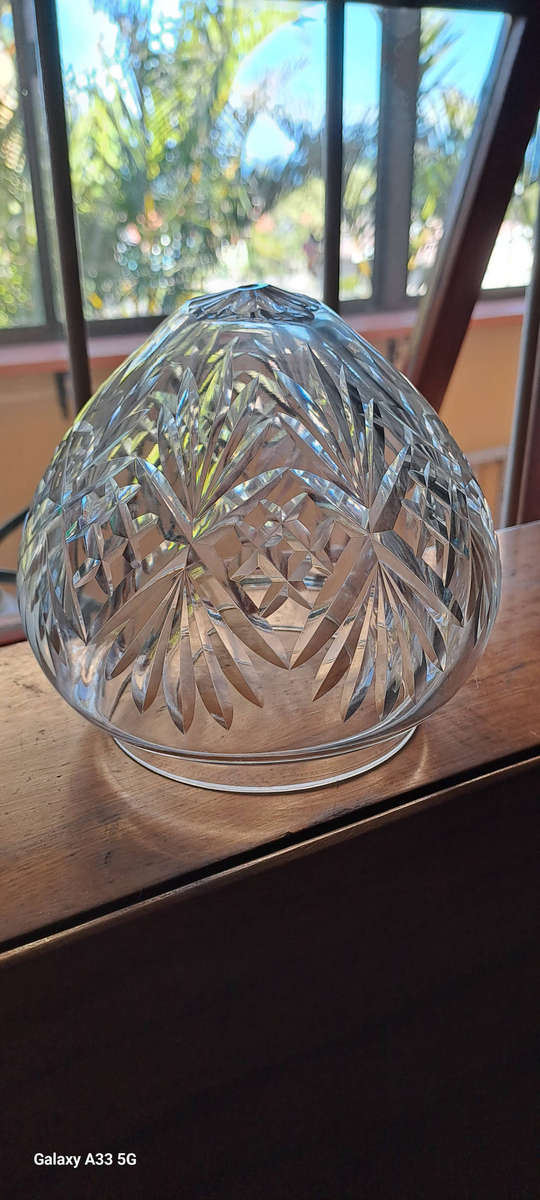 Beautiful Crystal lamp shade domed