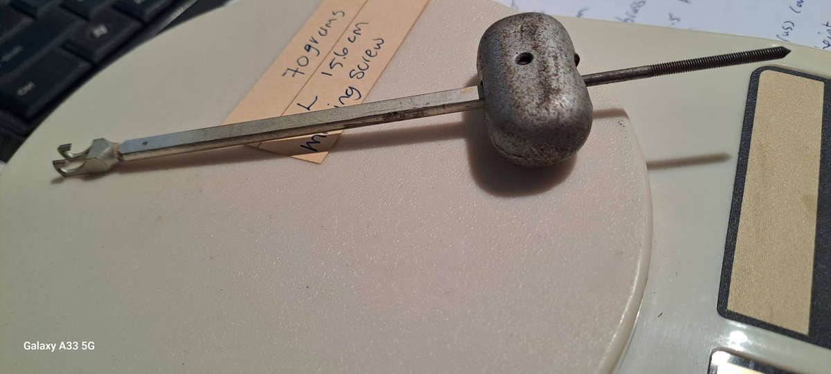Vintage clock pendulum
