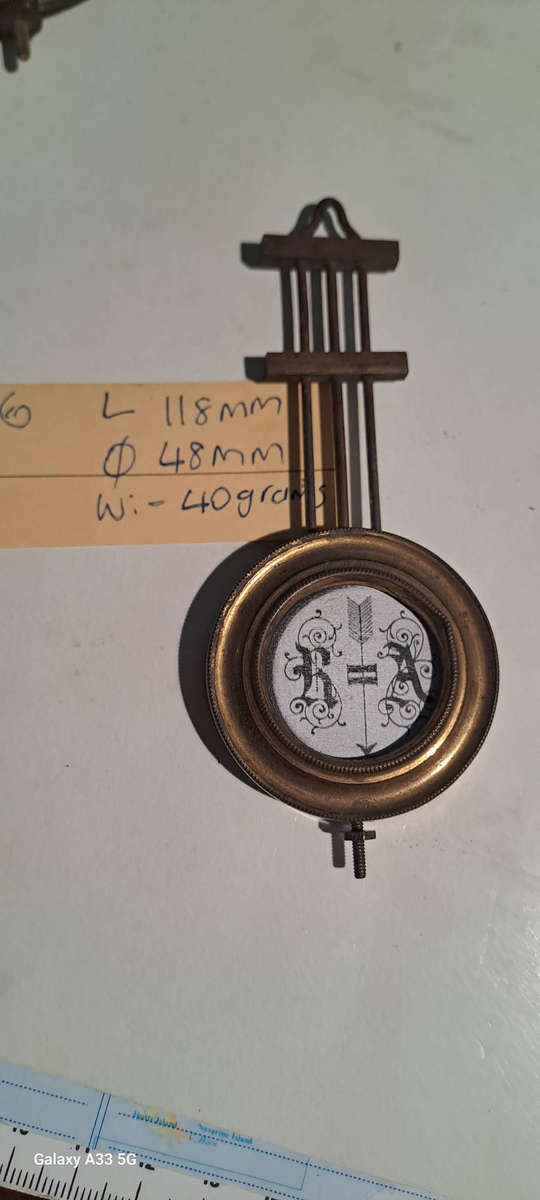 clock pendulum  no 6