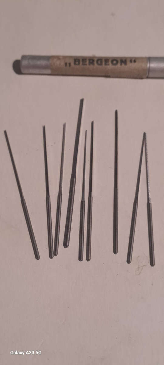 BERGEON  cutting/squaring broaches