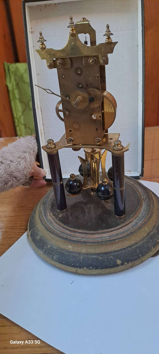 German vintage Anniversary clock