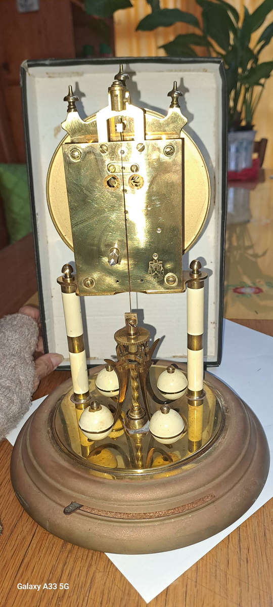 Hermle German vintage Anniversary clock