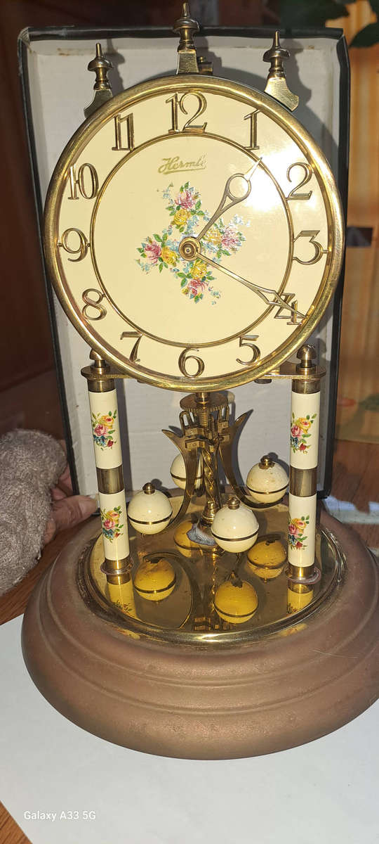 Hermle German vintage Anniversary clock