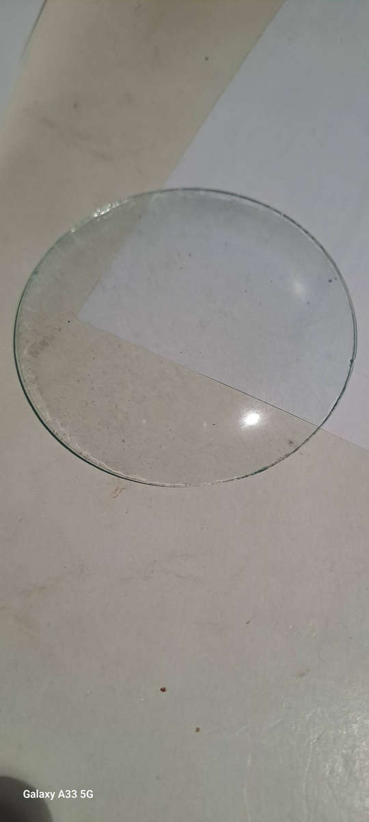 86.5mm domed clock glass