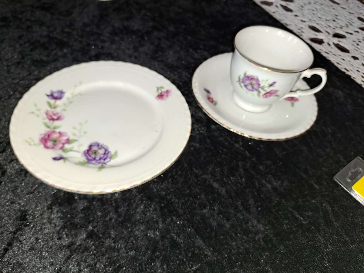 tk thun czechoslovakia china  1x trio BEAUTIFUL