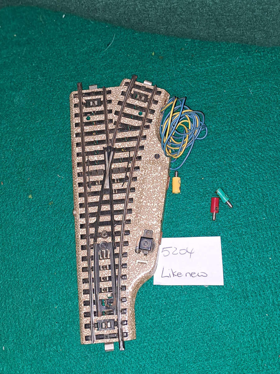Marklin ho 5204 electric turnout left like new
