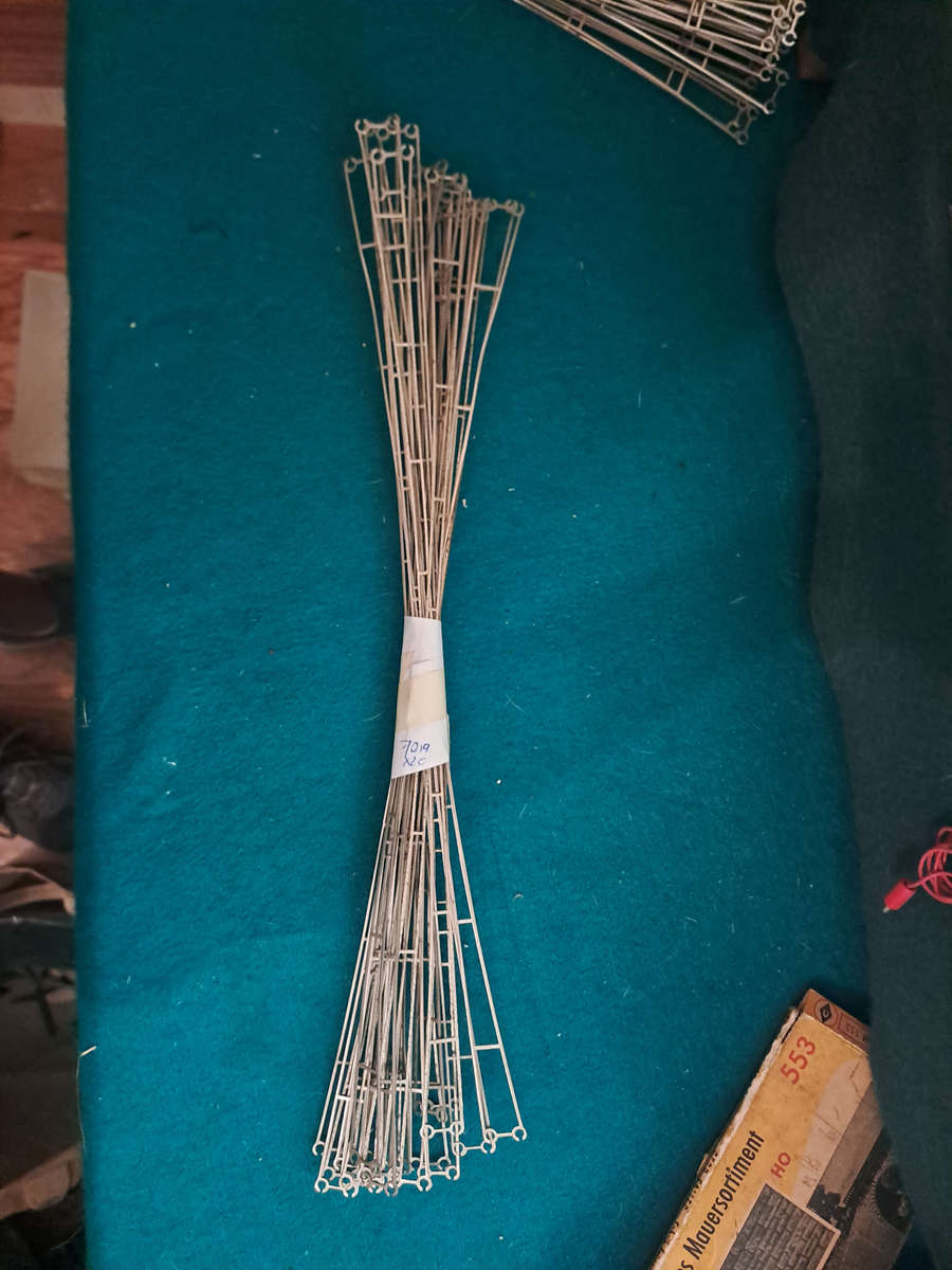 Marklin HO 7019 cross spans 36cm used but good 20 per bundle