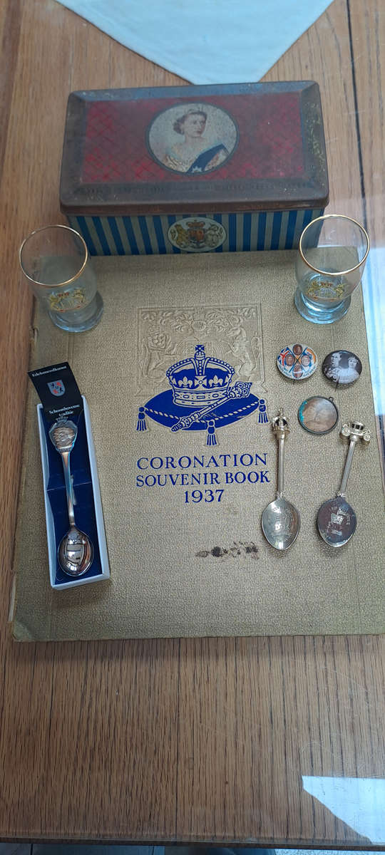 Coronation Souvenir Book 1937 by Gordon Beckles  with other coronation souvenirs