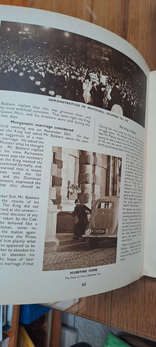 Coronation Souvenir Book 1937 by Gordon Beckles  with other coronation souvenirs