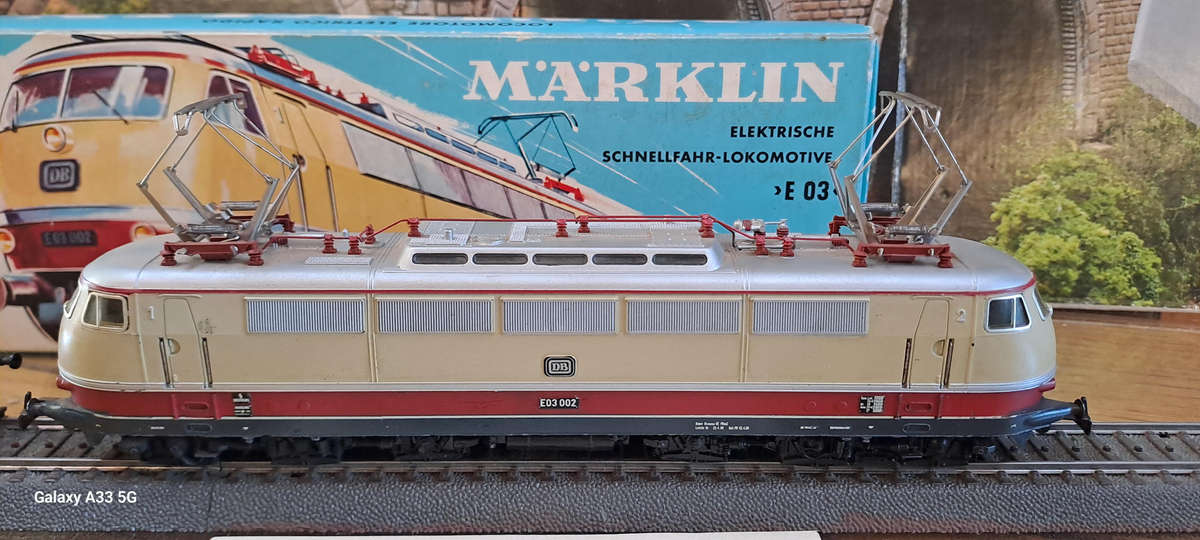 Märklin 3053 H0 Electric Locomotive 103 002-2 DB Epoch IV Original Packaging