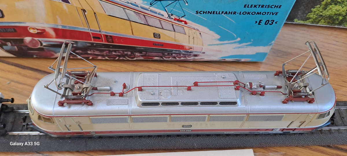 Märklin 3053 H0 Electric Locomotive 103 002-2 DB Epoch IV Original Packaging