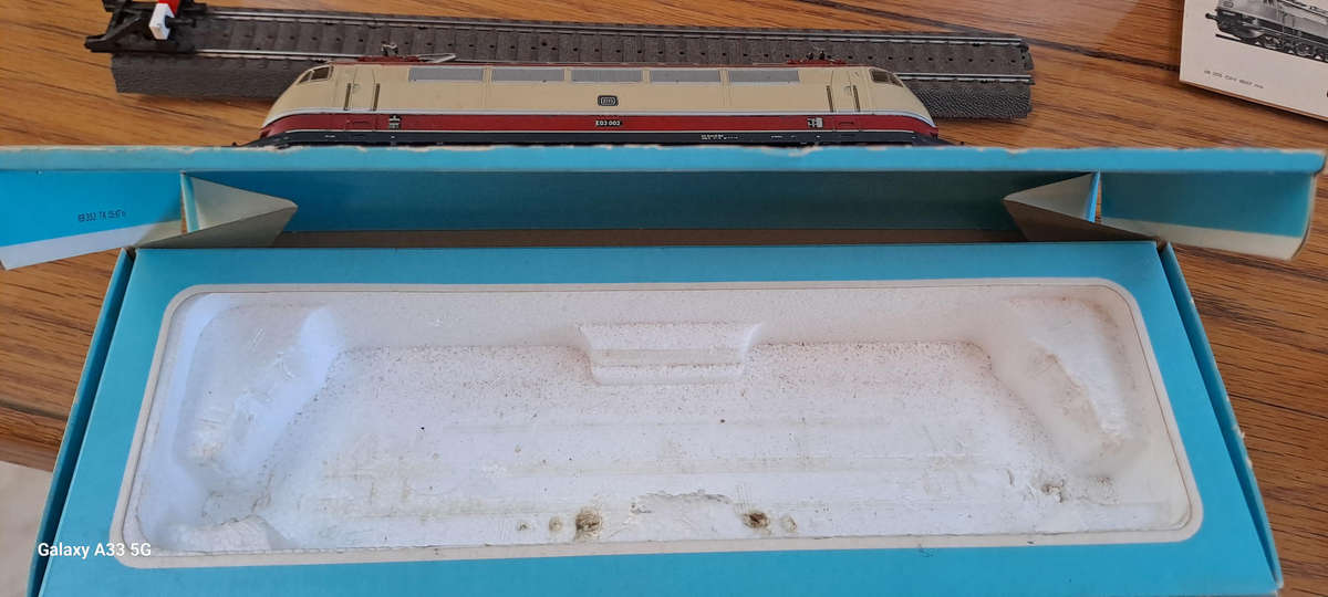 Märklin 3053 H0 Electric Locomotive 103 002-2 DB Epoch IV Original Packaging