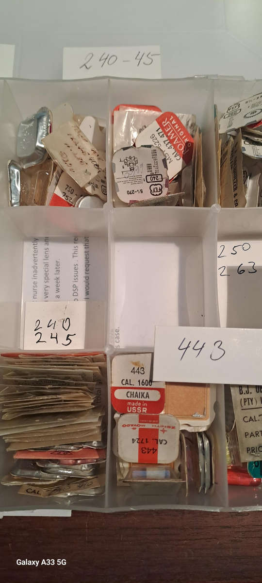 job lot vintage watch parts as per pictures