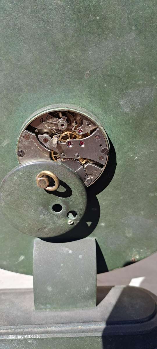 Luxor Swiss 8 day art deco desk clock