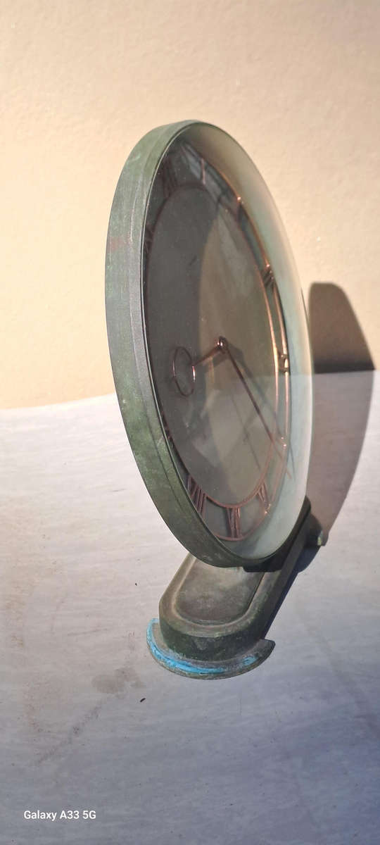 Luxor Swiss 8 day art deco desk clock