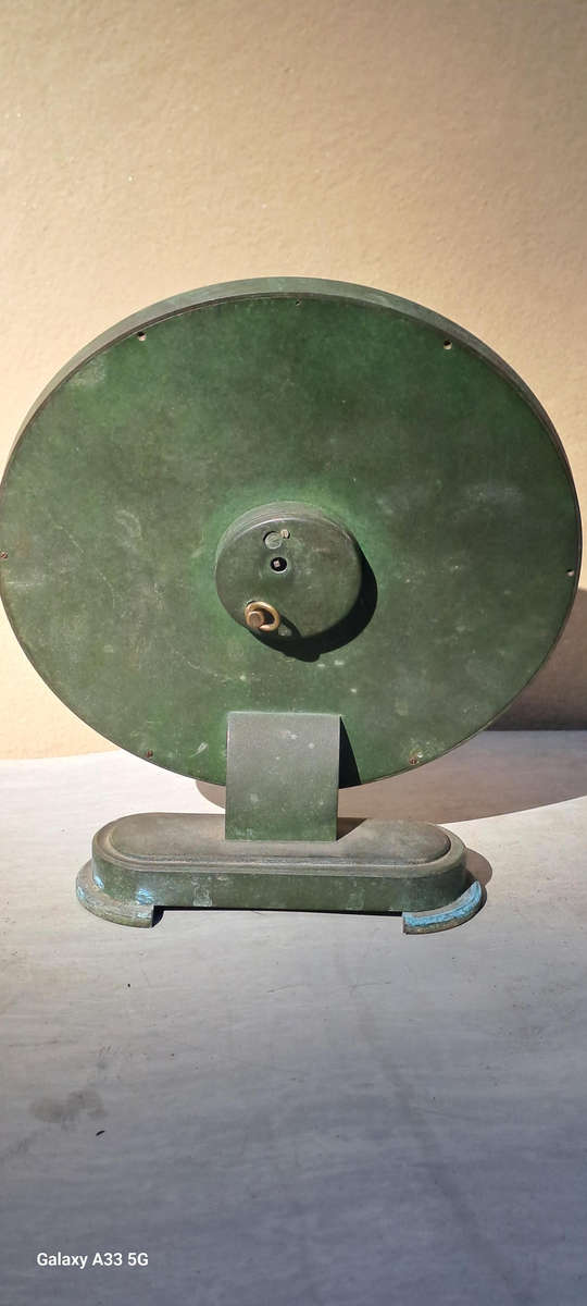 Luxor Swiss 8 day art deco desk clock