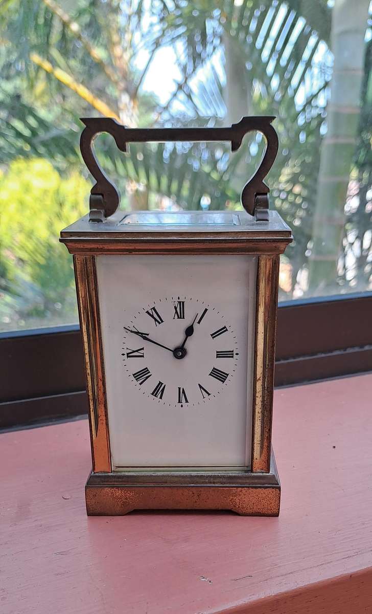 French brass carriage clock 100% working