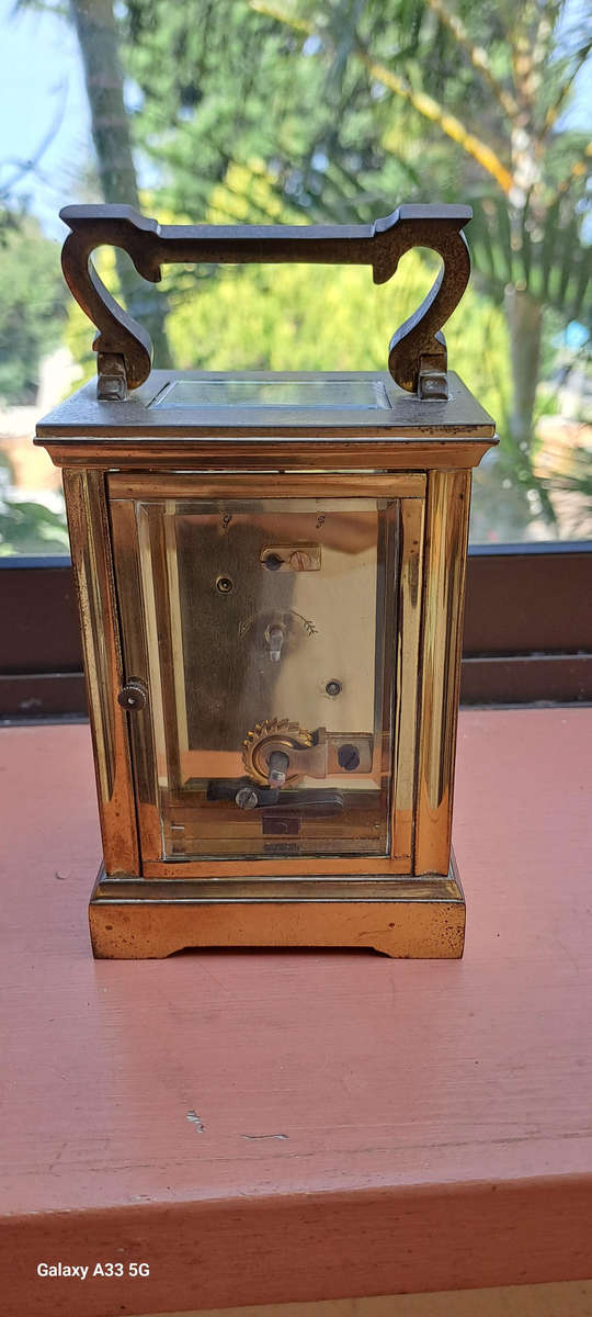 French brass carriage clock 100% working