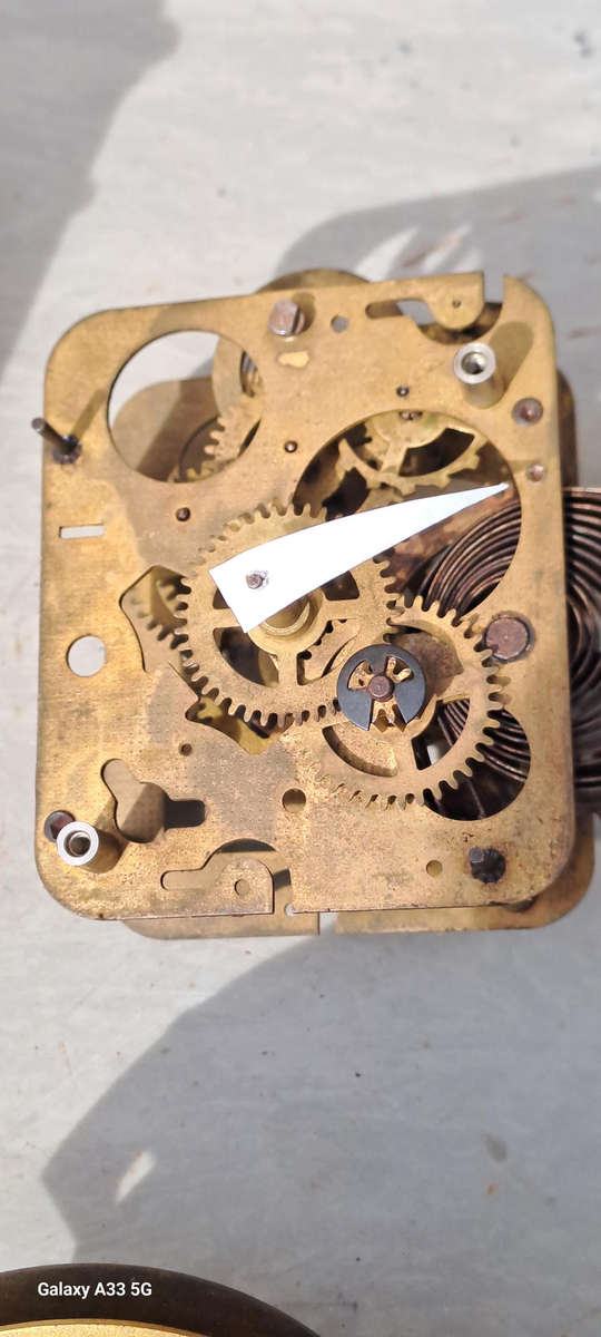4x small vintage clock movements some working others not tested French, keinzle and others