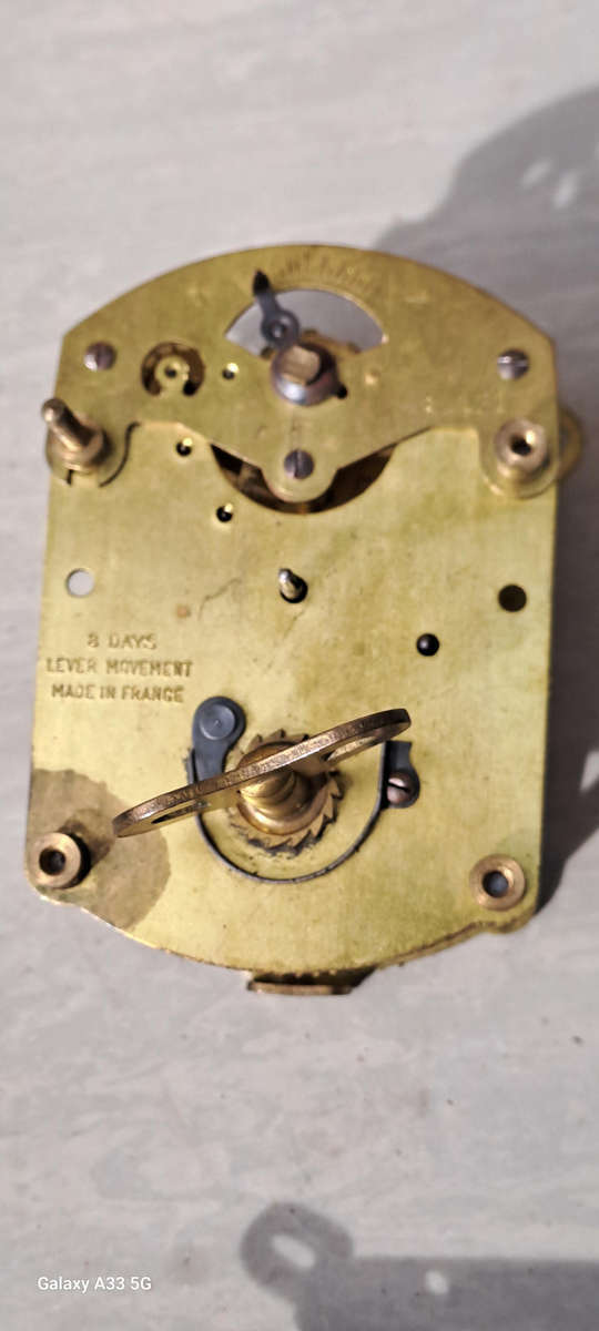 4x small vintage clock movements some working others not tested French, keinzle and others