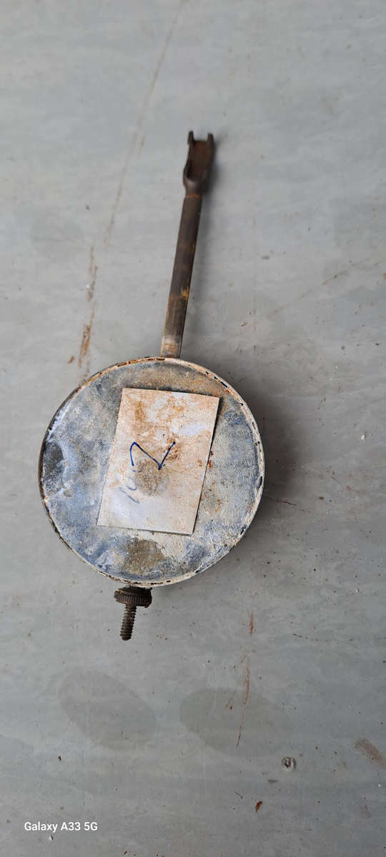 Vintage clock pendulum brass