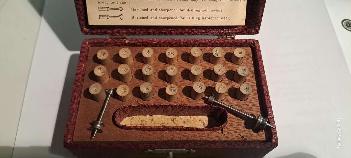 Marque Deposee watch maker/jewelers drill bit set 32pce