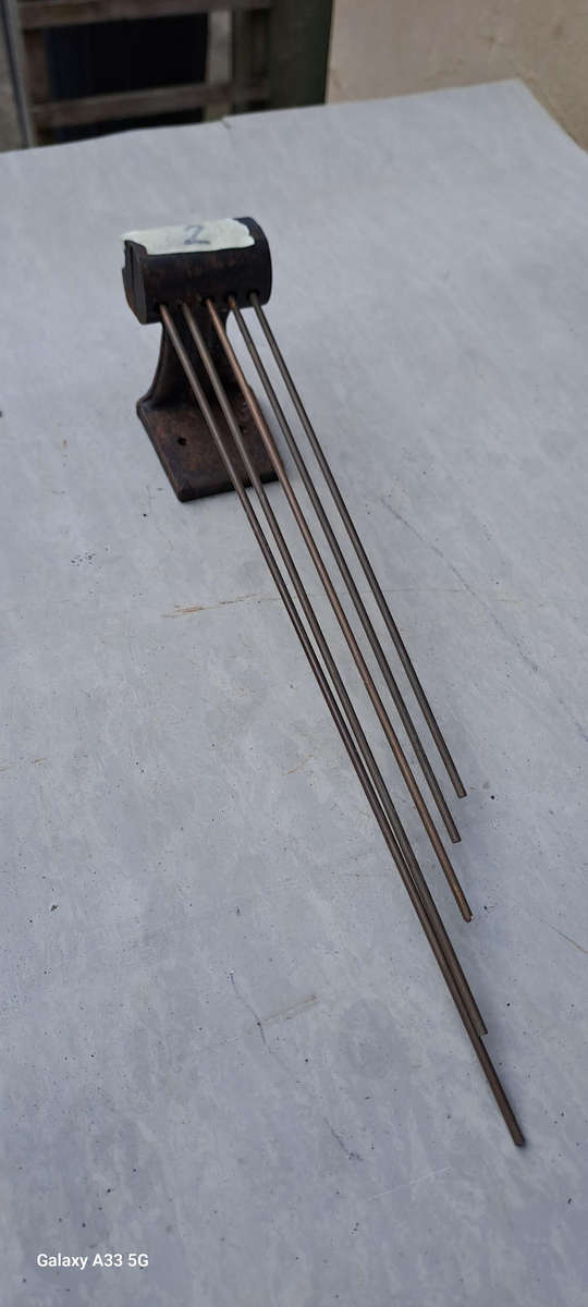 Vintage mantle clock chime rods 5